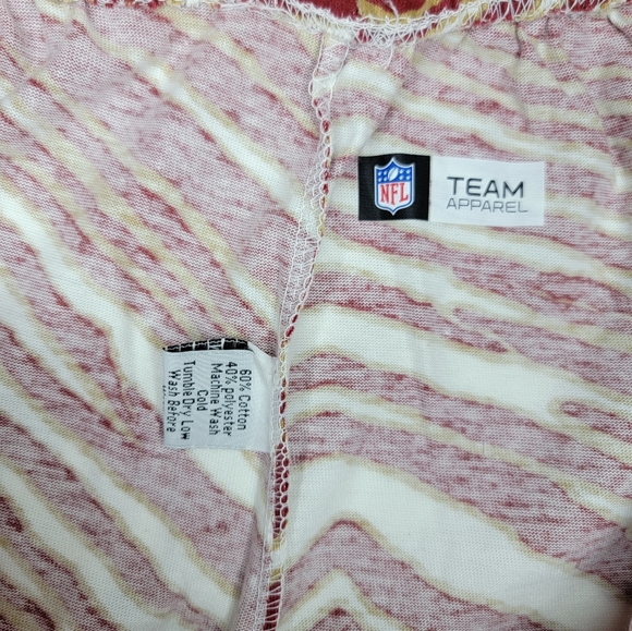 NWT Authentic NFL San Franscisco 49ers Men Large Long Pants Football Red Stripes - Picture 6 of 8